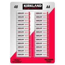 将图片加载到图库查看器，Kirkland Signature Alkaline AA Batteries, 48-count - Open Box

