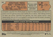 Load image into Gallery viewer, 2021 Topps Heritage Jonathan India RC #541 Cincinnati Reds
