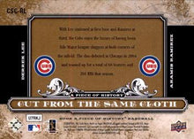 Load image into Gallery viewer, 2008 Upper Deck Cut From The Same Cloth 2/149 Darren Lee &amp; Aramis Ramirez #CSC-RL Chicago Cubs
