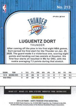 Load image into Gallery viewer, 2019-20 Hoops Premium Stock Luguentz Dort Rookie Silver Prizm #213 Oklahoma City Thunder
