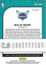 Load image into Gallery viewer, 2019-20 Hoops Premium Stock Malik Monk Silver Prizm #264 Charlotte Hornets
