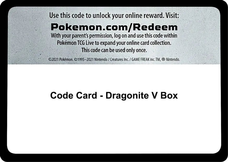 Code Card - Dragonite V Box - SWSH08: Fusion Strike (SWSH08) | The ...
