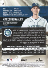 Load image into Gallery viewer, 2021 Stadium Club #126 - Marco Gonzales - Seattle Mariners
