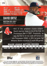 Load image into Gallery viewer, 2021 Stadium Club #278 - David Ortiz - Boston Red Sox
