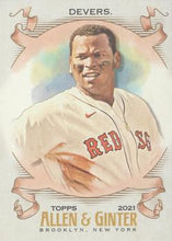 Load image into Gallery viewer, 2021 Topps Allen &amp; Ginter&#39;s Rafael Devers #253 Boston Red Sox
