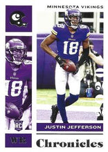 Load image into Gallery viewer, 2020 Chronicles #62 JUSTIN JEFFERSON RC Rookie Minnesota Vikings
