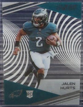 Load image into Gallery viewer, 2020 Panini Chronicles Clear Vision Rookies Jalen Hurts #CV-22 Philadelphia Eagles
