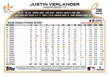 Load image into Gallery viewer, 2022 Topps Justin Verlander #HOU-8 Houston Astros
