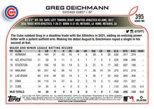 Load image into Gallery viewer, 2022 Topps Greg Deichmann RC #395 Chicago Cubs
