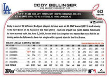 Load image into Gallery viewer, 2022 Topps Cody Bellinger #443 Los Angeles Dodgers
