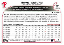 Load image into Gallery viewer, 2022 Topps Rhys Hoskins #523 Philadelphia Phillies
