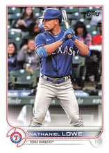 Load image into Gallery viewer, 2022 Topps Nathaniel Lowe #551 Texas Rangers
