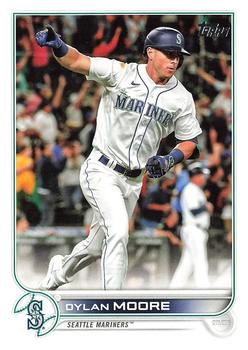 2022 Topps Dylan Moore #567 Seattle Mariners