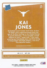 Load image into Gallery viewer, 2021 Panini Donruss Rated Rookies Kai Jones 37 Texas Longhorns
