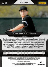 Load image into Gallery viewer, 2021 Panini Prizm Jonathan Stiever Rookie Silver Prizm #68 Chicago White Sox
