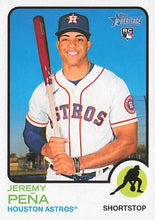 Load image into Gallery viewer, 2022 Topps Heritage Jeremy Peña RC #629 Houston Astros
