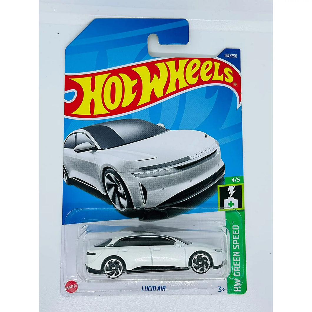 Hot Wheels Lucid Air HW Green Speed 4/5 147/250 - Assorted Color