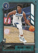 Load image into Gallery viewer, 2020-21 Panini Chronicles Playbook Anthony Edwards Rookie Card #167 Timberwolves
