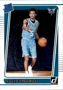 2021-22 Panini Donruss Rated Rookie James Bouknight #201 Charlotte Hornets