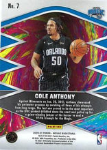 Load image into Gallery viewer, 2020-21 Panini Mosaic Introductions Cole Anthony #7 Rookie RC
