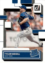 Load image into Gallery viewer, 2022 Panini Donruss Tylor Megill Rated Rookies Printing Plates Yellow #60 New York Mets
