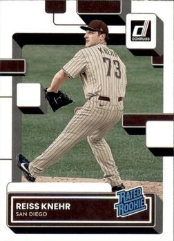 2022 Panini Donruss Reiss Knehr Rated Rookies 71 San Diego Padres