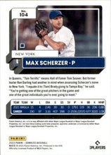 Load image into Gallery viewer, 2022 Panini Donruss Max Scherzer #104 New York Mets
