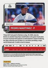 Load image into Gallery viewer, 2022 Panini Donruss Pedro Martinez #119 Boston Red Sox
