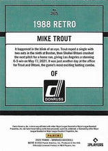 Load image into Gallery viewer, 2022 Panini Donruss Retro 1988 Mike Trout #265 Los Angeles Angels
