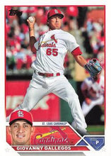 Load image into Gallery viewer, 2023 Topps Giovanny Gallegos #13 St. Louis Cardinals
