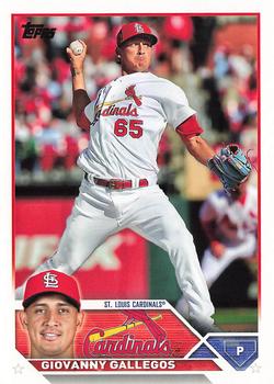 2023 Topps Giovanny Gallegos #13 St. Louis Cardinals