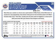 Load image into Gallery viewer, 2023 Topps Pete Alonso #20 New York Mets
