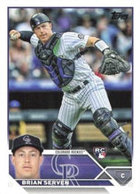 Load image into Gallery viewer, 2023 Topps Brian Serven Rookie #41 Colorado Rockies
