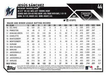 Load image into Gallery viewer, 2023 Topps Jesús Sánchez #44 Miami Marlins
