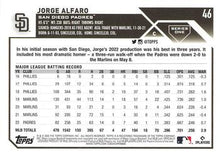 Load image into Gallery viewer, 2023 Topps Jorge Alfaro #46 San Diego Padres

