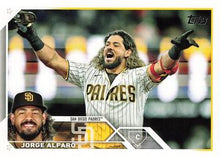 Load image into Gallery viewer, 2023 Topps Jorge Alfaro Holo Refractor #46 San Diego Padres
