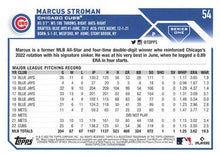 Load image into Gallery viewer, 2023 Topps Marcus Stroman #54 Chicago Cubs
