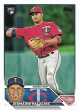 Load image into Gallery viewer, 2023 Topps Jermaine Palacios Rookie #56 Minnesota Twins
