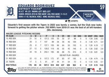 Load image into Gallery viewer, 2023 Topps Eduardo Rodriguez #59 Detroit Tigers
