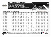 Load image into Gallery viewer, 2023 Topps Brandon Crawford #66 San Francisco Giants
