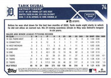 Load image into Gallery viewer, 2023 Topps Tarik Skubal #74 Detroit Tigers
