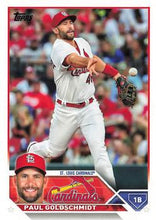 Load image into Gallery viewer, 2023 Topps Paul Goldschmidt #100 St. Louis Cardinals
