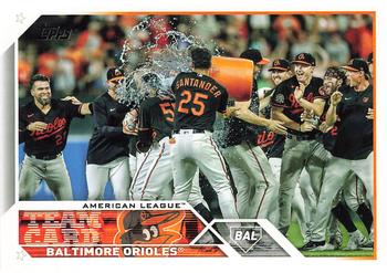 2023 Topps Baltimore Orioles® Team Card #112 Baltimore Orioles