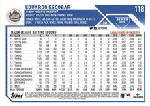 Load image into Gallery viewer, 2023 Topps Eduardo Escobar #118 New York Mets
