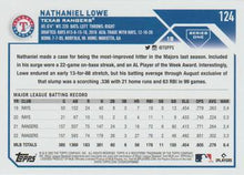 Load image into Gallery viewer, 2023 Topps Nathaniel Lowe #124 Texas Rangers
