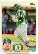 Load image into Gallery viewer, 2023 Topps Shea Langeliers Rookie #127 Oakland Athletics
