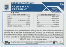 Load image into Gallery viewer, 2023 Topps Kansas City Royals® Team Card #134 Kansas City Royals
