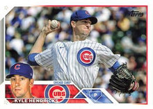 Load image into Gallery viewer, 2023 Topps Kyle Hendricks #137 Chicago Cubs
