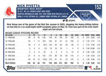 Load image into Gallery viewer, 2023 Topps Nick Pivetta #152 Boston Red Sox
