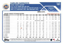 Load image into Gallery viewer, 2023 Topps Carlos Carrasco #161 New York Mets

